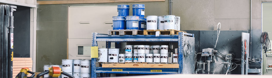 How to dispose left over paint in a industrial environment